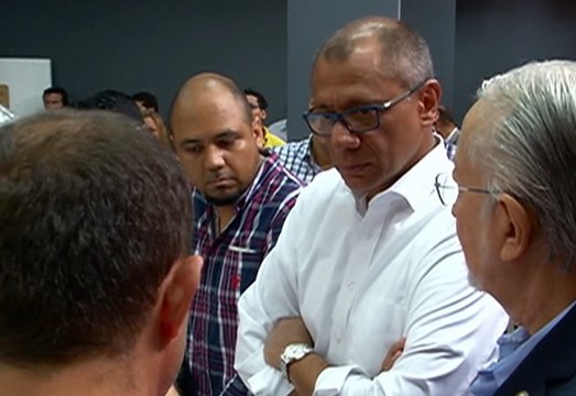 El vicepresidente Jorge Glas se encuentra realizando algunas actividades en Guayaquil