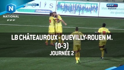 J2 : LB CHÂTEAUROUX - QUEVILLY ROUEN MÉTROPOLE (0-3), LE RÉSUMÉ