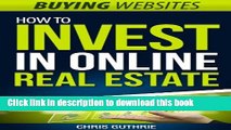 [PDF] Buying Websites - How To Invest In Online Real Estate [Online Books]