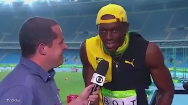 JO 2016 : Usain Bolt chante du Bob Marley pour célébrer sa médaille d’or (Vidéo)