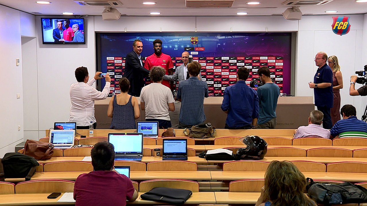 FCB Handbol: presentación Dika Mem [ESP]