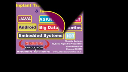 Internship training in chennai