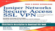 [Download] Juniper Networks Secure Access SSL VPN Configuration Guide Paperback Collection