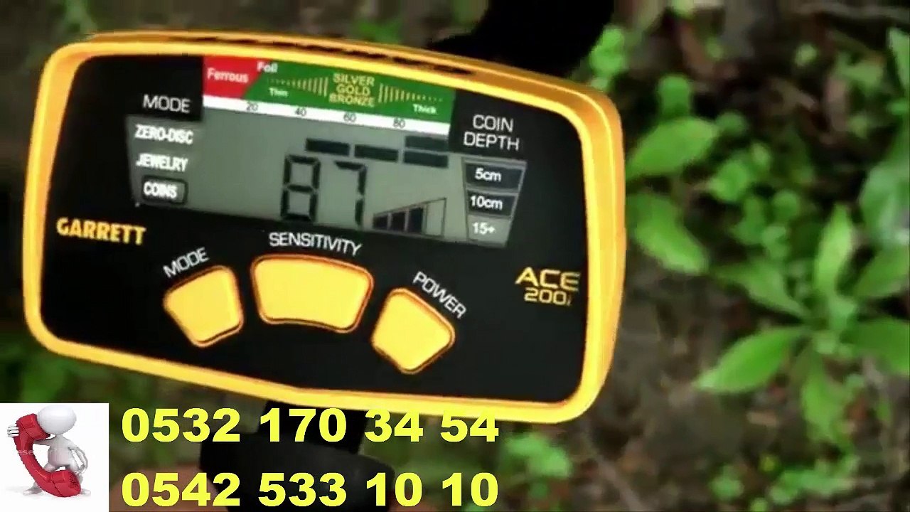 GARRETT ace 200İ ALTIN ARAMA DEDEKTÖRÜ, KULLANIM kılavuzu ve garrett modelleri AZİZ DEDEKTÖR' DE