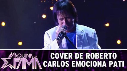 Cover de Roberto Carlos emociona Patricia e plateia
