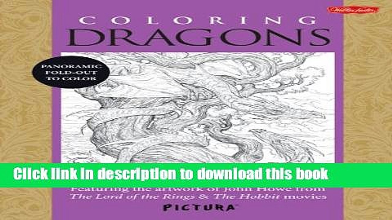 [PDF] Coloring Dragons: Featuring the artwork of John Howe from The Lord of the Rings   The Hobbit