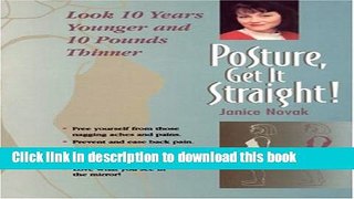 [Popular Books] Posture, get it straight! Download Online