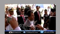 Presidente de Ecuador Rafale Correa a su llegada a la toma de posesion RD 2016-Video