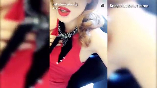 Bella Thorne dons rouge lipstick & gets armpits shaved