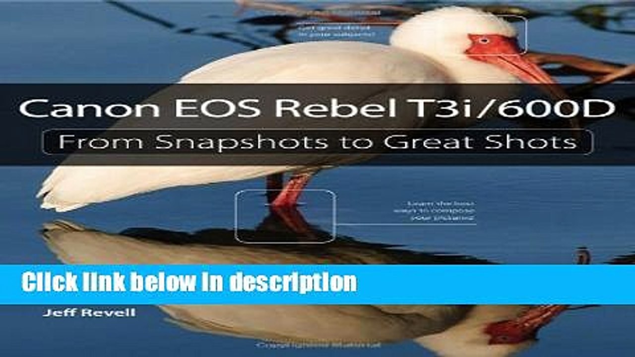 [PDF] Canon EOS Rebel T3i / 600D: From Snapshots to Great Shots 1st (first) Edition by Revell,