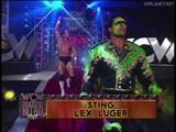 Sting and Lex Luger offer to 4 Horsemen, WCW Monday Nitro 19.08.1996