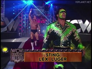 Sting and Lex Luger offer to 4 Horsemen, WCW Monday Nitro 19.08.1996