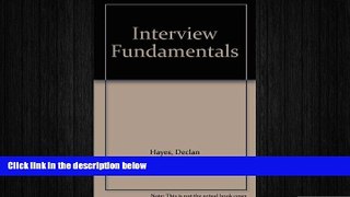 Free [PDF] Downlaod  Interview Fundamentals READ ONLINE