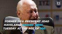 Ex-Fifa president and IOC member Joao Havelange dead at 100