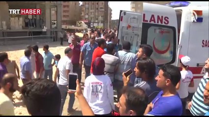 Mardin'de cami inşaatı çöktü: 5 yaralı