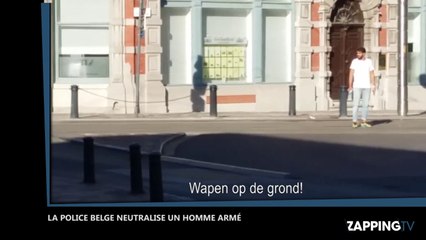 Un homme armé sème la panique en Belgique, la police lui tire dessus (Vidéo)