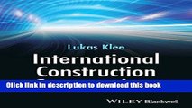[Popular] International Construction Contract Law Hardcover OnlineCollection