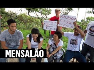 Mulher e filhos de Genoino vão à Papuda agradecer militantes