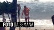 Foto de Dirceu na praia foi feita por leitora do Estadão