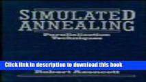 [Download] Simulated Annealing: Parallelization Techniques Paperback Online