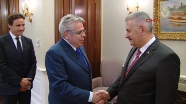 Başbakan Yıldırım, Christine Muttonen'i Çankaya Köşkü'nde Kabul Etti