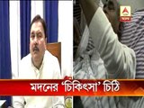 Madan Mitra's letter to RN Tagore Hospital