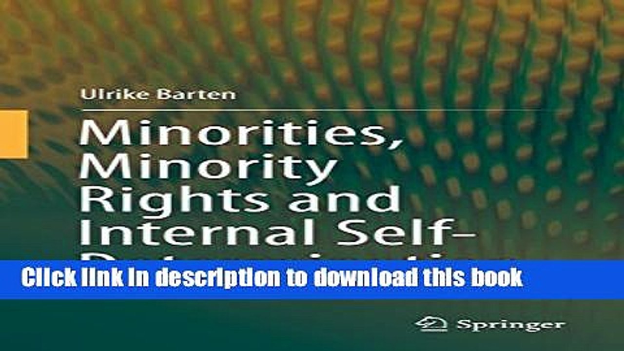 [Download] Minorities, Minority Rights and Internal Self-Determination Paperback Free