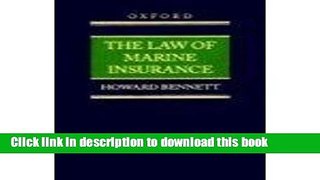 [Popular] The Law of Marine Insurance Paperback OnlineCollection