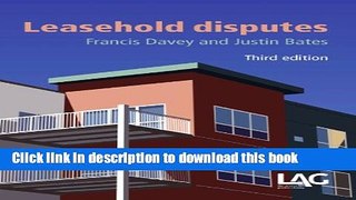 [Popular] Leasehold Disputes Hardcover OnlineCollection