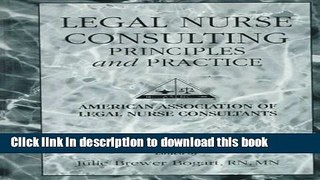 [Popular] Legal Nurse Consulting: Principles and Practice Hardcover OnlineCollection