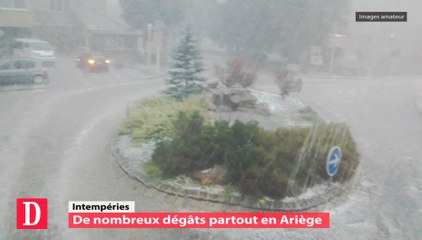 Flash info 16-08-2016 Déluge en Ariège : des dégâts partout dans le département