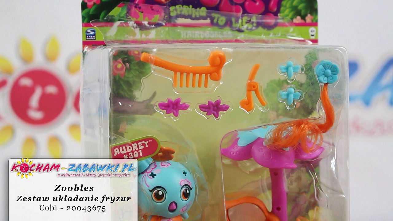 Zoobles Hairdoobles - Układanie Fryzur - Audrey - 13213 - Recenzja
