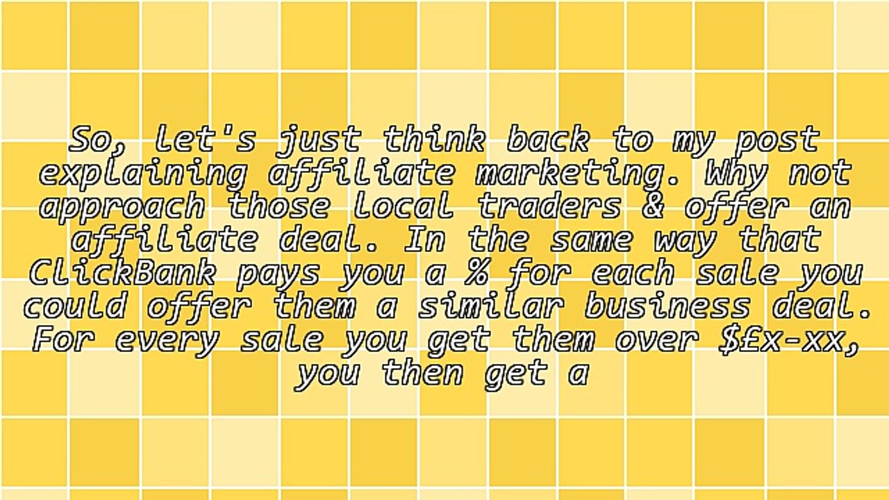 Ideas To Make Money From Home - Utilise Your Local Town