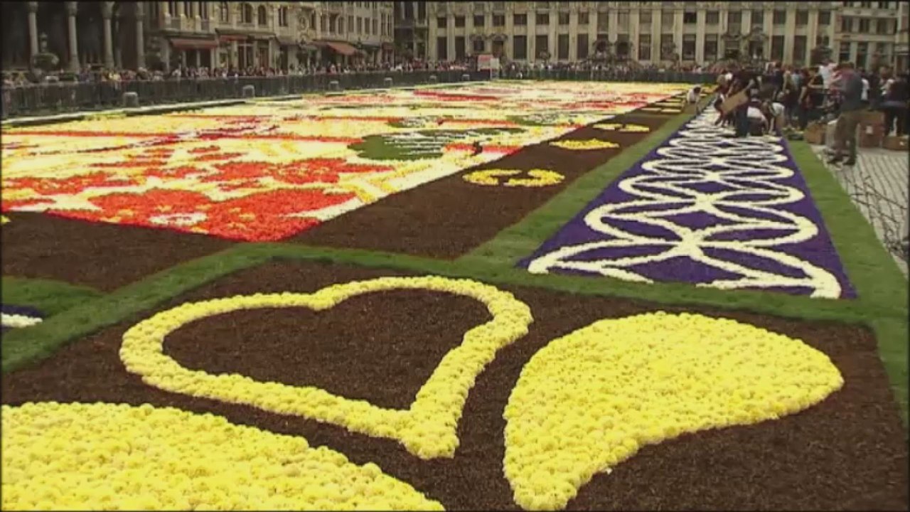 Le tapis de fleurs à Bruxelles a attiré jusqu'à...