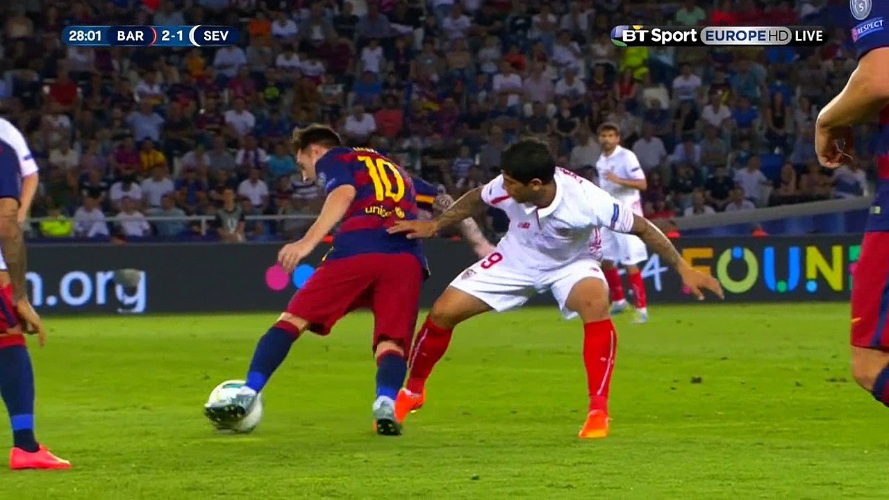 Lionel Messi vs Sevilla (UEFA Super Cup) 2015-16 HD 720p