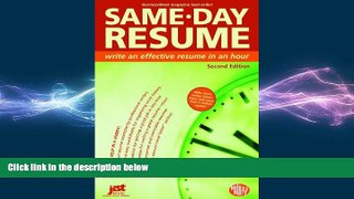 EBOOK ONLINE  Same-Day Resume (Help in a Hurry)  BOOK ONLINE