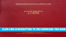 [Download] Salve Regina I: A Minor II : C Minor (Pergolesi, Giovanni Battista//Complete Works: