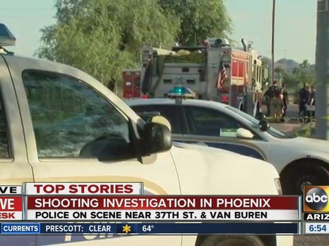 Police investigating shooting near 37th Street/Van Buren