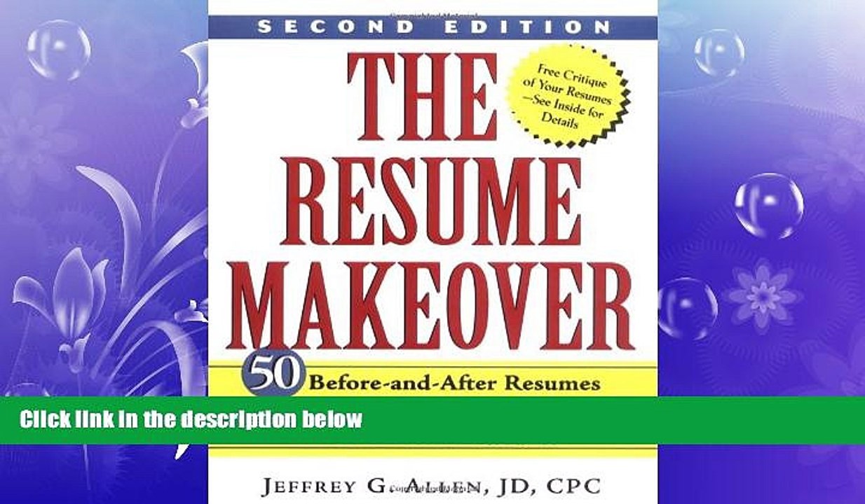 EBOOK ONLINE  The Resume Makeover READ ONLINE