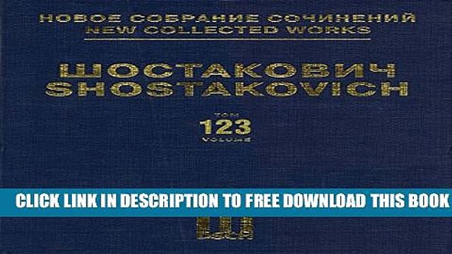 [Download] Music to the Film Alone Op. 26: New Collected Works of Dmitri Shostakovich - Volume