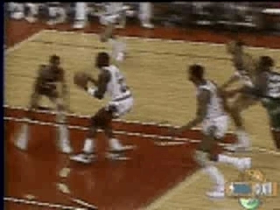 Michael Jordan - Dunks OverTwo Players