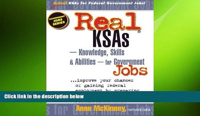 Download Video: FREE PDF  Real KSAs -- Knowledge, Skills   Abilities -- for Government Jobs  BOOK ONLINE