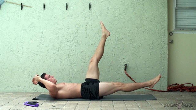 Brendan Meyers Ab Shredder - Advanced Home Ab Workout - 5 Minutes (For 6 Pack)