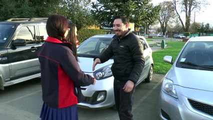 Santa Juana dicta charla de manejo a estudiantes de Cuarto Medio