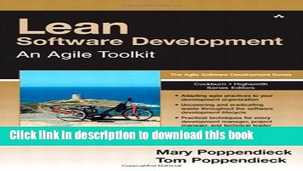 [Download] Lean Software Development: An Agile Toolkit Kindle Collection