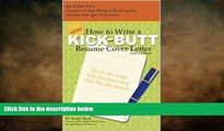 Free [PDF] Downlaod  How to Write a Kick-Butt Resume Cover Letter, second edition: End the job