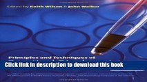 [Download] Principles and Techniques of Practical Biochemistry Hardcover Free
