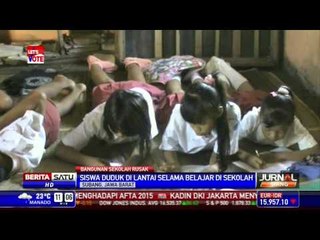 Sekolah Rusak, Siswa SD di Subang Belajar di Lantai