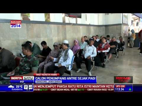 Habis, Tiket Ekonomi Lebaran di Stasiun Bandung