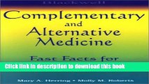 [Download] Blackwell Complementary and Alternative Medicine: Fast Facts for Medical Practice